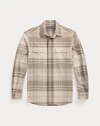 Plaid Cashmere Shirt