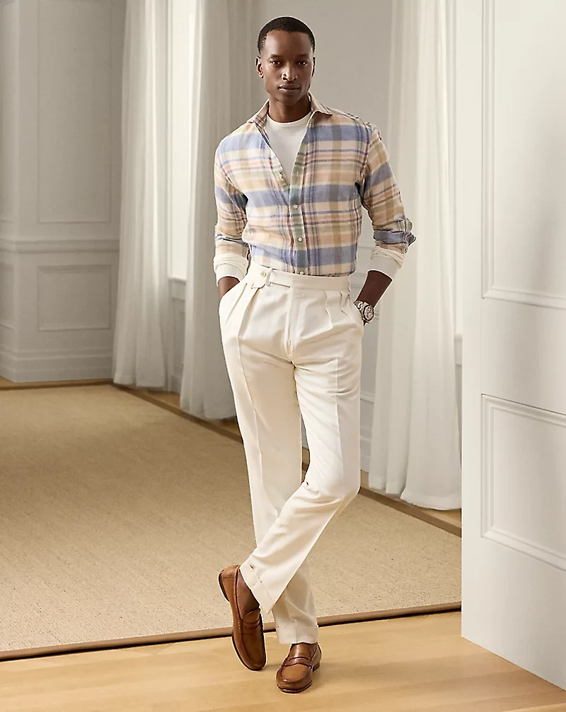 Plaid Linen Shirt