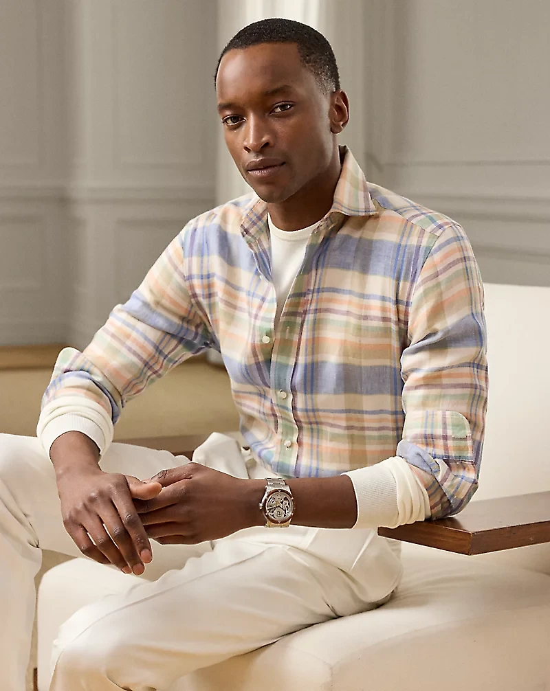 Plaid Linen Shirt