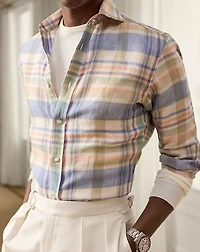 Plaid Linen Shirt