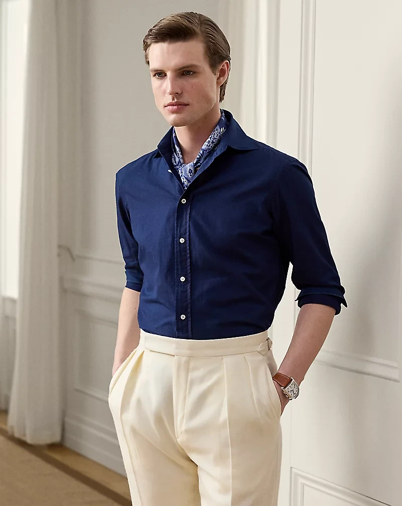 Indigo Chambray Shirt