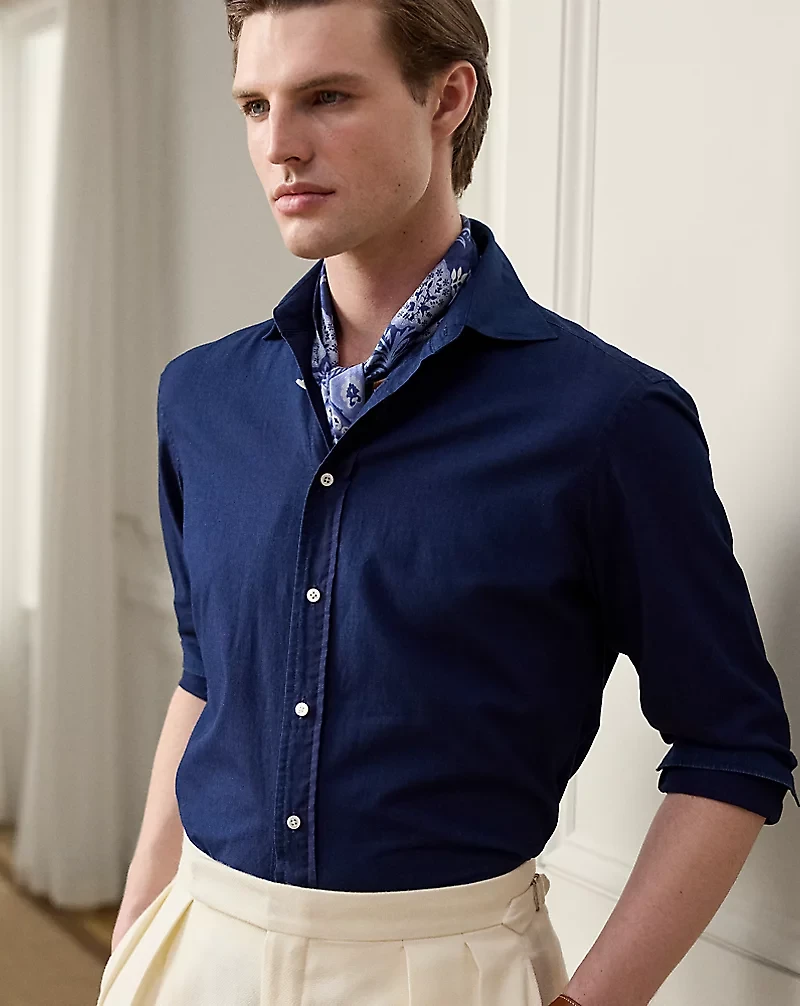 Indigo Chambray Shirt