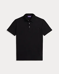 Cotton-Cashmere Piqué Polo Shirt