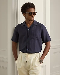 Silk-Linen Camp Shirt