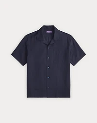 Silk-Linen Camp Shirt