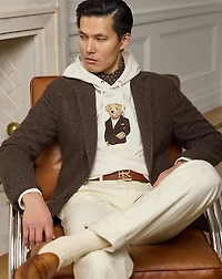 Polo Bear Cotton-Cashmere Fleece Hoodie