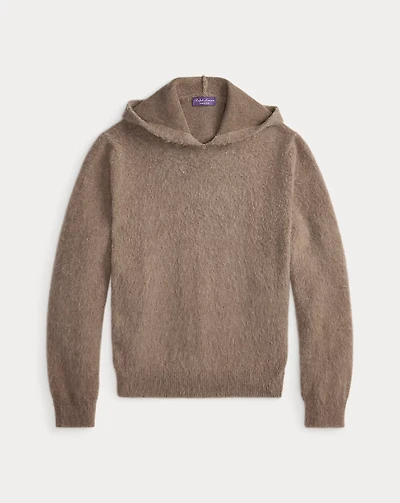 Cashmere-Wool Hooded Sweater