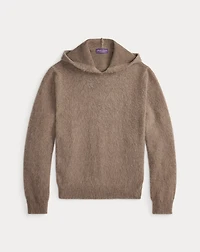 Cashmere-Wool Hooded Sweater