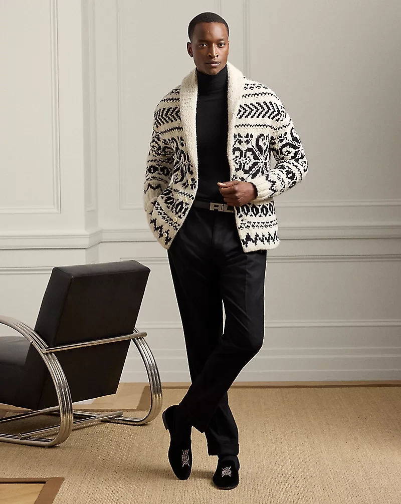 Cashmere Shawl Cardigan