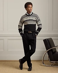 Fair Isle Cashmere Crewneck Sweater