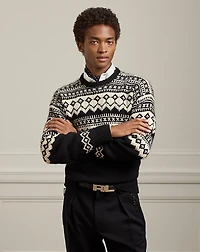 Fair Isle Cashmere Crewneck Sweater