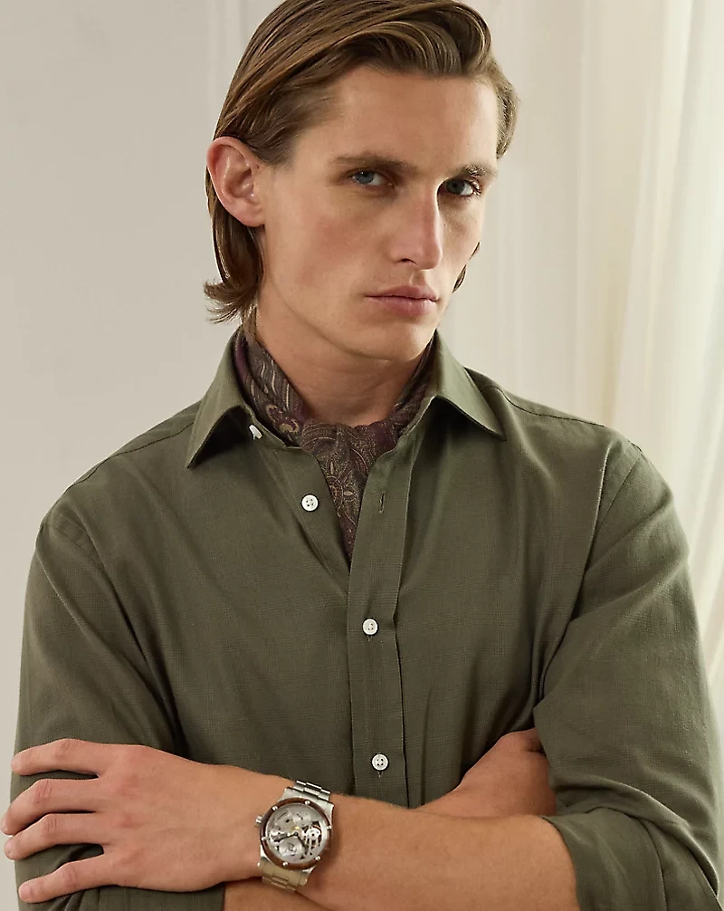 Glen Check Twill Shirt
