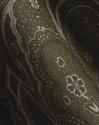 Paisley-Print Linen Shirt
