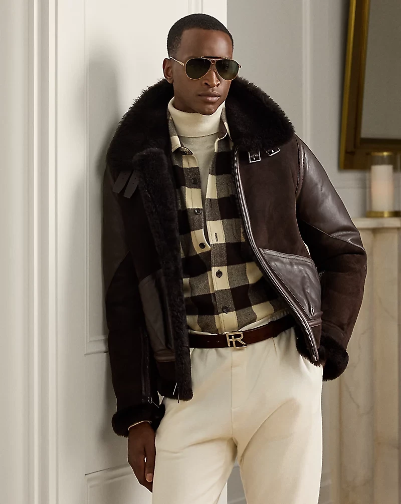 Shearling Aviator Jacket