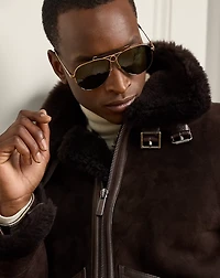 Shearling Aviator Jacket