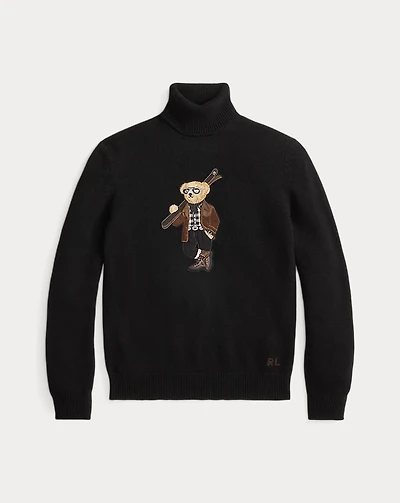 Polo Bear Cashmere Turtleneck Sweater