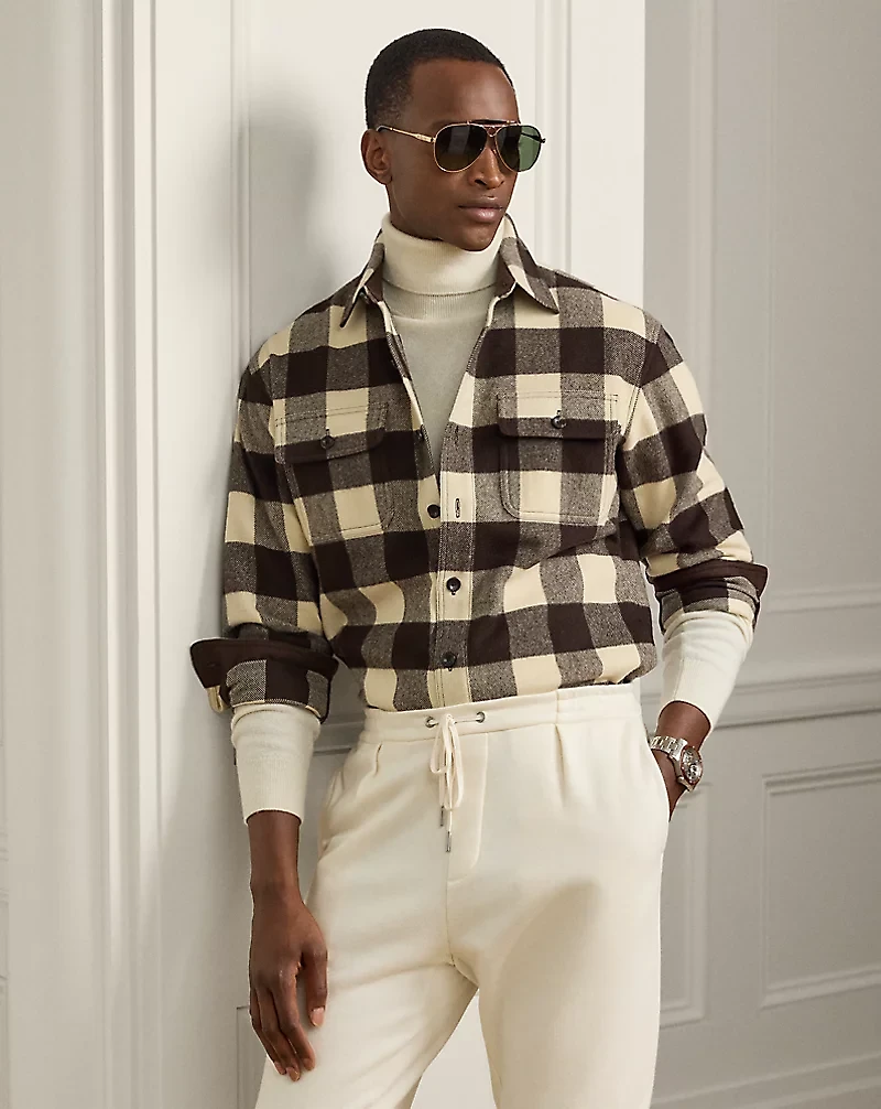 Buffalo Check Wool Shirt
