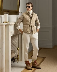 Carleton Quilted Suede Vest