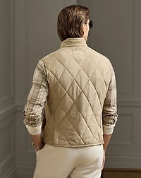 Carleton Quilted Suede Vest
