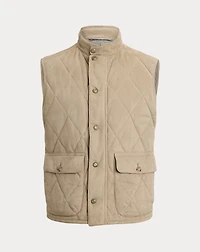 Carleton Quilted Suede Vest