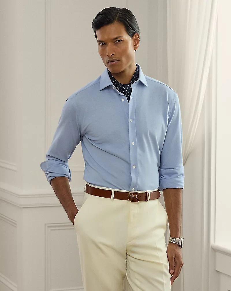 Knit Oxford Shirt