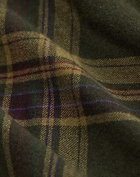 Plaid Cashmere Twill Shirt