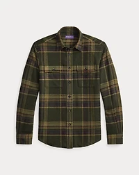 Plaid Cashmere Twill Shirt