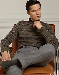 Fair Isle Cashmere-Wool Sweater