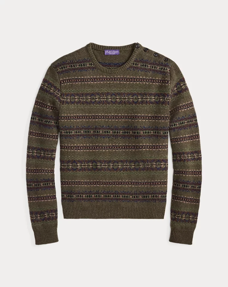 Fair Isle Cashmere-Wool Sweater
