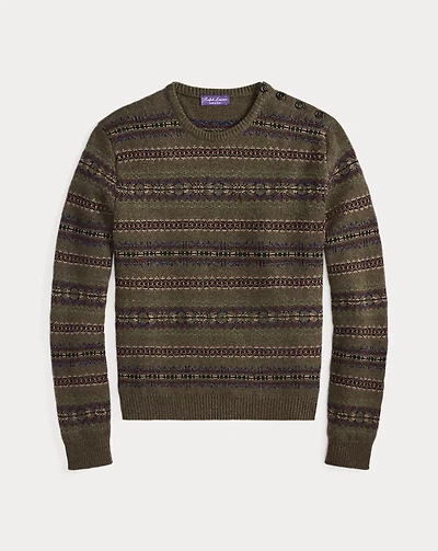 Fair Isle Cashmere-Wool Sweater