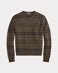 Fair Isle Cashmere-Wool Sweater
