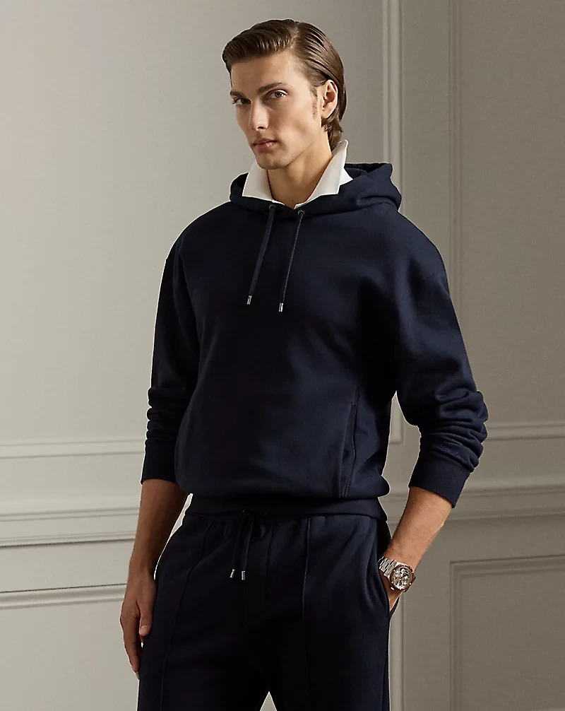 Cotton-Cashmere Fleece Hoodie