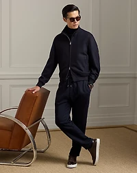 Cotton-Cashmere Fleece Pant