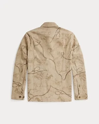 Calloway Painted Suede Shirt Jacket