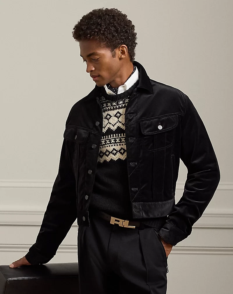 Velvet Trucker Jacket