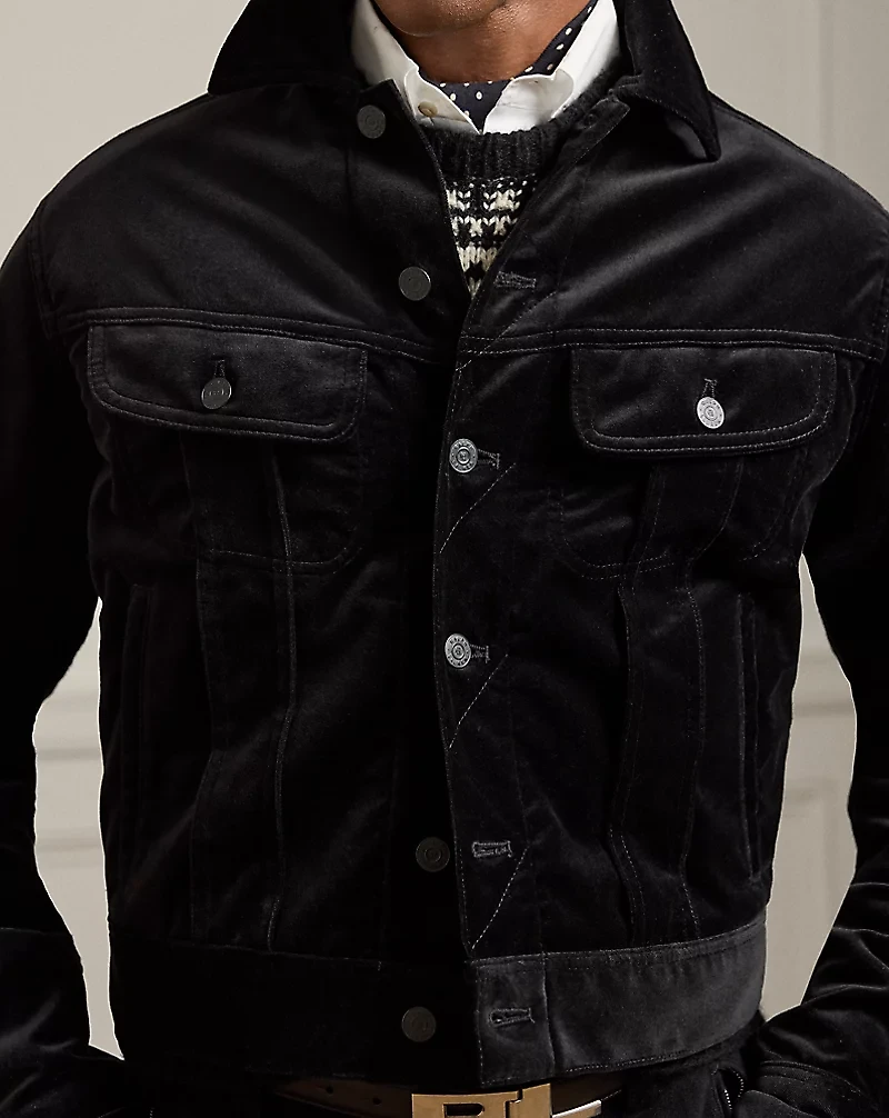 Velvet Trucker Jacket