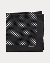 Polka-Dot Silk Scarf