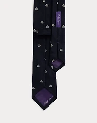 Silk-Cashmere Club Tie