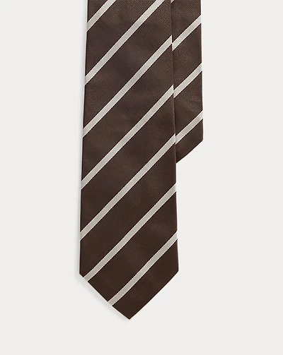 Striped Silk Repp Tie 