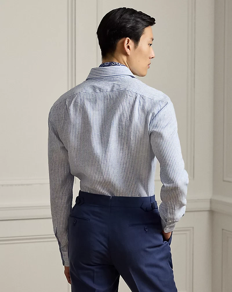 Handmade Striped Linen Shirt
