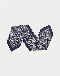 Paisley Silk Habotai Neckerchief