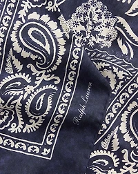 Paisley Silk Habotai Neckerchief