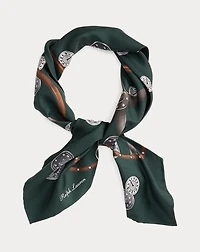 Print Silk Twill Neckerchief