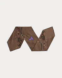 Equestrian Cashmere-Silk Neckerchief