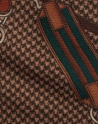 Equestrian-Print Cashmere-Silk Tie
