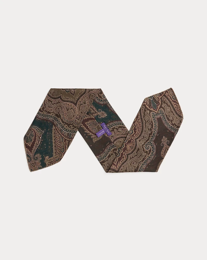 Paisley Cashmere-Silk Neckerchief