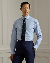 Mini-Glen Check Twill Shirt