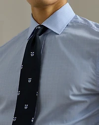 Mini-Glen Check Twill Shirt
