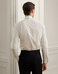 Piqué-Bib French Cuff Tuxedo Shirt