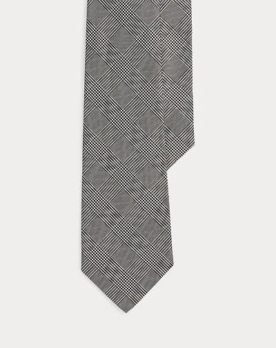 Glen Plaid Silk Tie